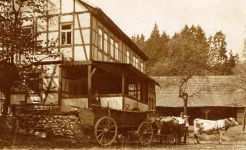 Postkarte - Gasthaus Inh. Louis Henze